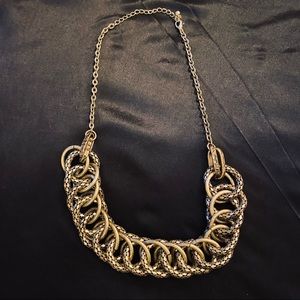 Vintage Gold Tone Statement Necklace
